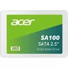 UNIDAD DE ESTADO SOLIDO SSD INTERNO ACER SA100 240GB 2.5 SATA3 LECT.560 ESCRIT. 500 MBS 7MM PC LAPTOP MINIPC (BL.9BWWA.102)
