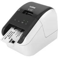 IMPRESORA DE ETIQUETAS BROTHER QL800, CONEXION USB, CINTAS DE 12 MM HASTA 62 MM, IMPRESION DE CODIGOS DE BARRAS, 93 ETIQUETAS POR MINUTOS, CORTE AUTOMATICO