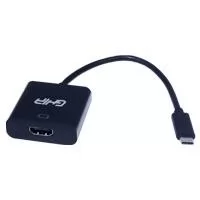 ADAPTADOR GHIA CONVERTIDOR USB 3.1 TIPO C MACHO A HDMI HEMBRA / SALIDA DE VIDEO 4K