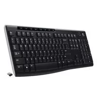 TECLADO LOGITECH K270 NEGRO MULTIMEDIA MINI RECEPTOR USB PC