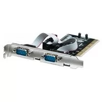 TARJETA SERIAL PCI,MANHATTAN,158213, 2 PUERTOS DB9