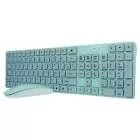 TECLADO Y MOUSE INALAMBRICO PARA NIÑOS BALLON PERFECT CHOICE AZUL