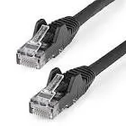 CABLE ETHERNET CAT 6 DE 50 CM - LSZH - CABLE DE RED PATCH CAT6 UTP RJ45 POE DE 100W 10 GBE SIN ENGANCHES NEGRO, ETL - STARTECH.COM MOD. N6LPATCH50CMBK
