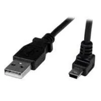 CABLE ADAPTADOR 1M USB A MACHO A MINI USB B MACHO ACODADO EN NGULO HACIA ARRIBA PARA TELFONOS TABLETS DISPOSITIVOS MVILES - STARTECH.COM MOD. USBAMB1MU
